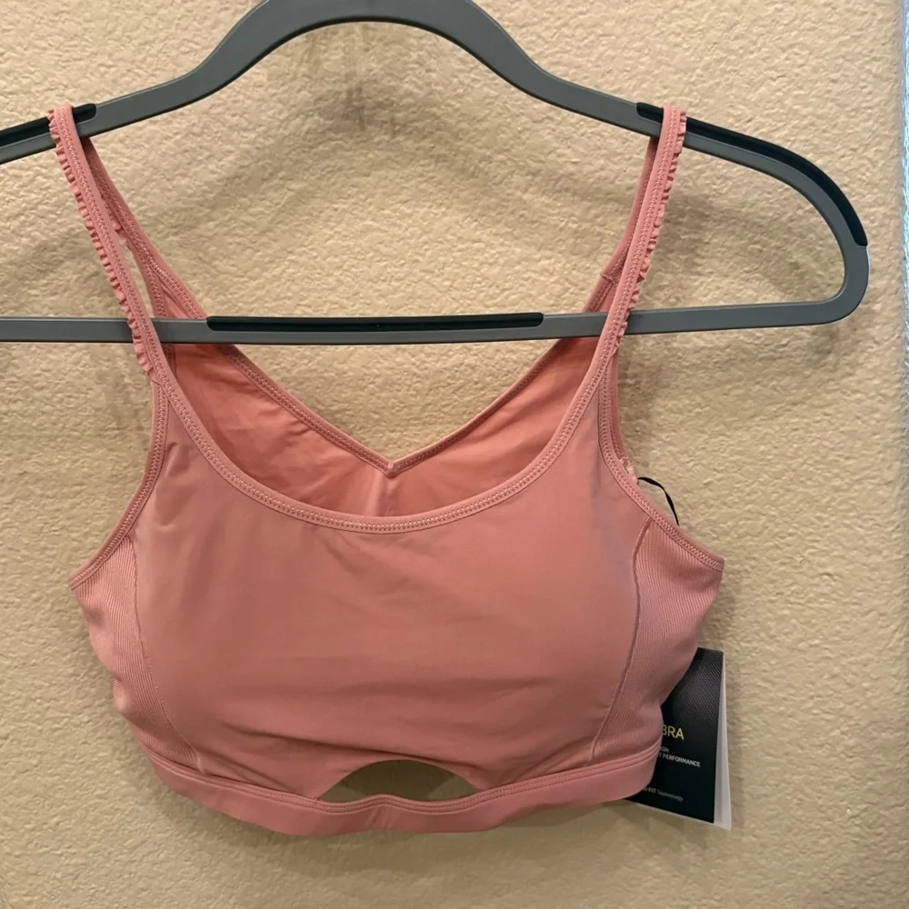 NWT~NIKE Blush Pink Indy Padded Sports Bra Size Medium